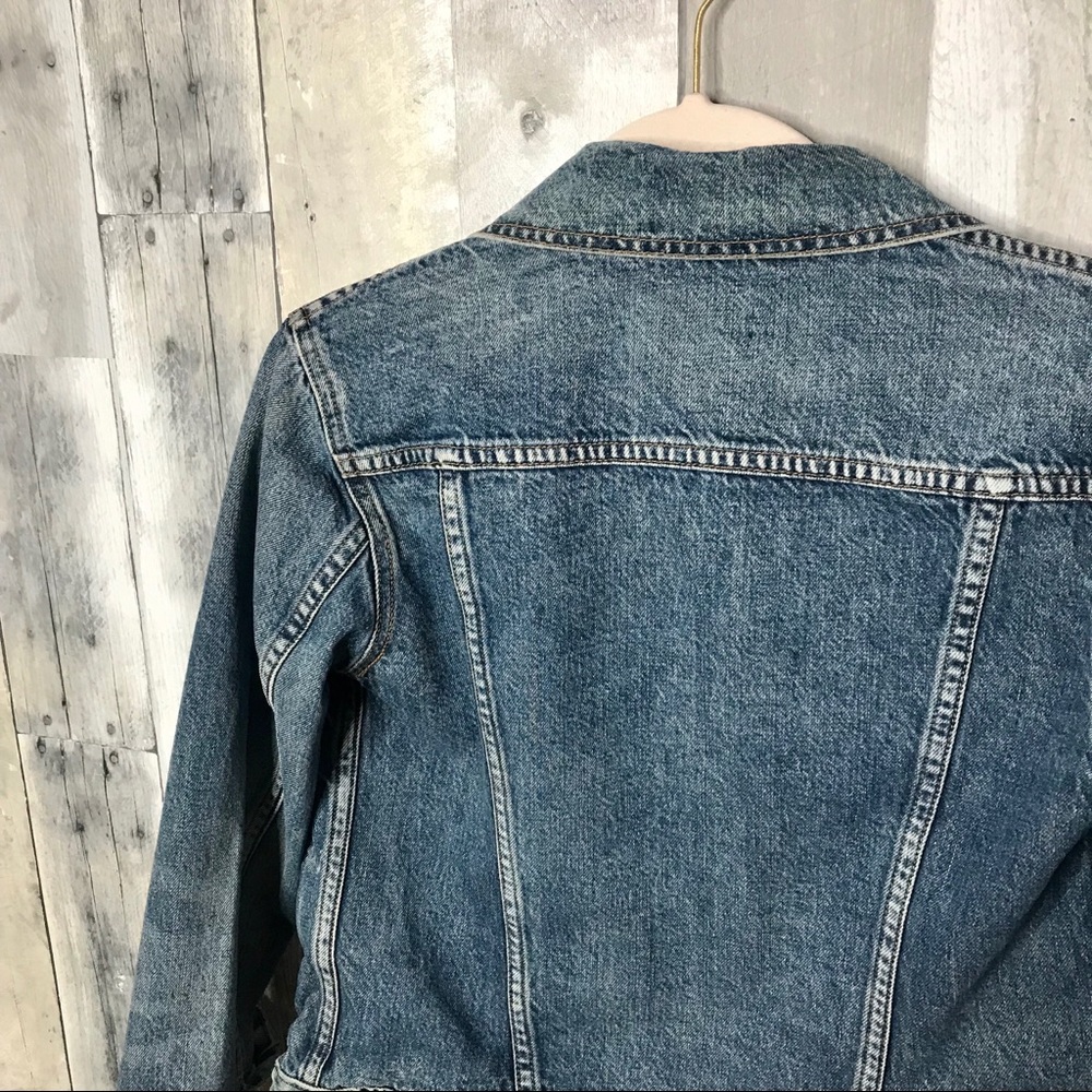 J Crew Indigo Denim Jacket XXS - Picture 8 of 8